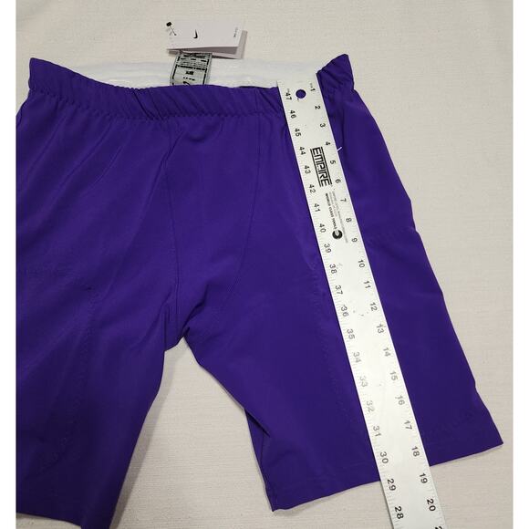 Nike Men's Football Tights Shorts Purple SIZE XXL L19'' x W32'' - Picture 3 of 8